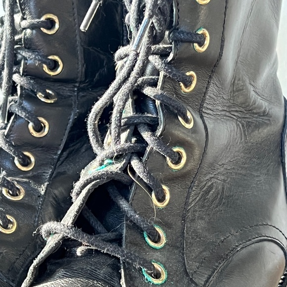 Patrizia Pepe Leather Moto Boots - Picture 4 of 6